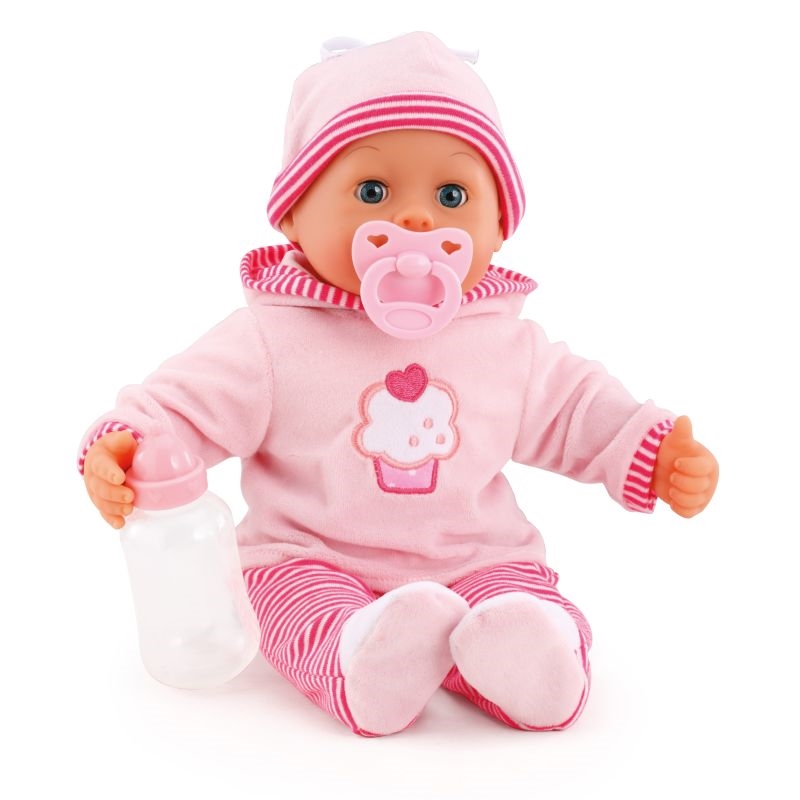 Bayer Design - First Word Baby  - Pink 38 cm - Blød krop